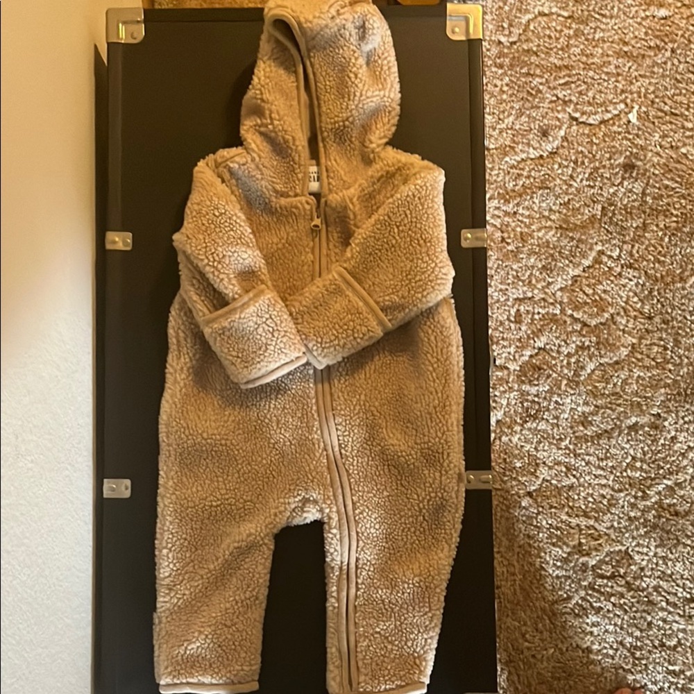 GAP Cream Fleece Kids Bodysuit